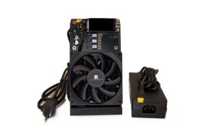NerdQAxe++ 4.8T Mining Rig with PSU & Stand