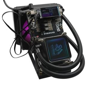 BTC Miner Nerdqaxe++ Hydro 4.8TH/S Quiet Home Miner