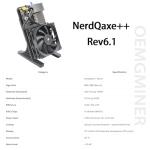 Bitaxe NerdQaxe++ Rev 6.1 6T BTC Miner