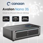 Canaan Avalon Nano 3S Bitcoin Miner 6TH/s