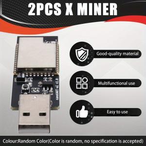 2PCS USB Bitcoin ASIC Miner for Solo Mining
