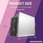 Antminer S19k Pro 120T ASIC Miner with PSU