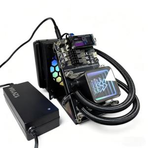 NerdQaxe++ 4.8TH/s Bitcoin Miner with PSU