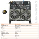 Bitaxe NerdOctaxe 9.6TH/s BTC Mining Rig