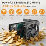 Nerdqaxe++ Bitcoin Miner 4.8 TH/s Plug & Play