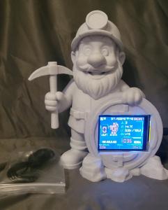 Nerdminer V2 Solo BTC Miner with Stand