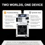 Bitaxe Gamma 601 Bitcoin Miner with 5V Power