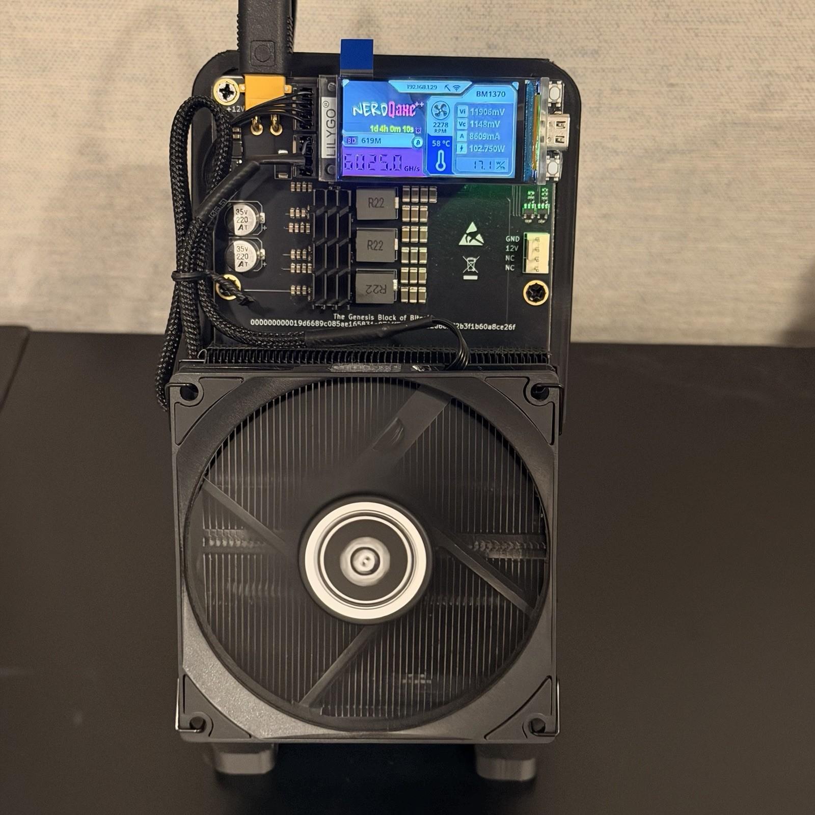 NerdQaxe++ Rev 6.1 Bitcoin Miner 6TH/s