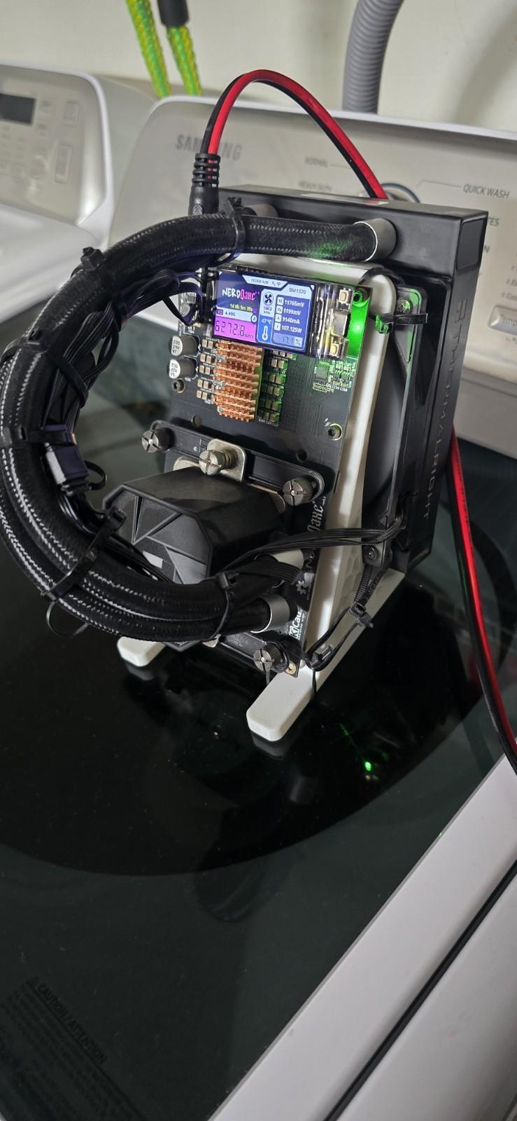 NerdQaxe++ 6.2TH Overclocked Water Cooled Miner