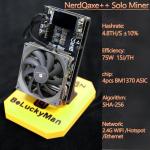 NerdQaxe++ 4.8TH/s Bitcoin Miner with BM1370 Chips