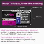 NerdQaxe++ 4.8TH/s Bitcoin Miner with BM1370 Chips