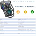 NerdQaxe++ Hydro Rev 6.1 Bitcoin Miner
