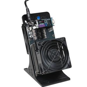 Bitcoin Miner Nerdqaxe++ Rev 6.1 Lottery Miner 6TH/s Open-Source for Home Office Crypto Currency Miners for BTC Solo Mining Machine 100W 110V-240V BTC Miner BM1370