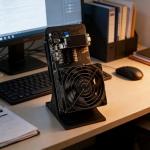 Bitcoin Miner Nerdqaxe++ Rev 6.1 Lottery Miner 6TH/s Open-Source for Home Office Crypto Currency Miners for BTC Solo Mining Machine 100W 110V-240V BTC Miner BM1370