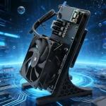 Upgraded Bitcoin Miner – 6TH/S SHA256 ASIC Home BTC Mining Machine 100W Low Power Quiet Operation Plug-and-Play Open-Source Crypto Miner