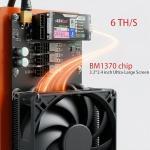 NerdQaxe++ Rev 6.1 6TH/s Low Power Bitcoin Miner