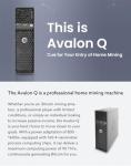 Canaan Avalon Q 90TH/s Bitcoin Miner 110V-240V