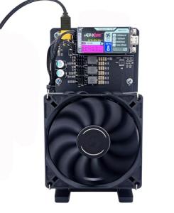 Upgraded Bitcoin Miner – 6TH/S SHA256 ASIC Home BTC Mining Machine 100W Low Power Quiet Operation Plug-and-Play Open-Source Crypto Miner