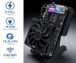 Upgraded Bitcoin Miner – 6TH/S SHA256 ASIC Home BTC Mining Machine 100W Low Power Quiet Operation Plug-and-Play Open-Source Crypto Miner