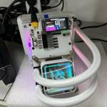 Bitaxe NerdQaxe++ Hydro Rev 6.1 BTC Miner