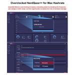 NerdQaxe++ Bitcoin Miner 4.9TH/s Overclocked 6.5TH/s