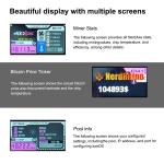 NerdQaxe++ Bitcoin Miner 4.9TH/s Overclocked 6.5TH/s