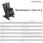 Bitaxe NerdQaxe++ Rev 6.1 Bitcoin Miner 6TH/s