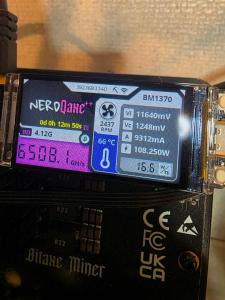 NerdQaxe ++ Rev 6.16 Duo with PSU