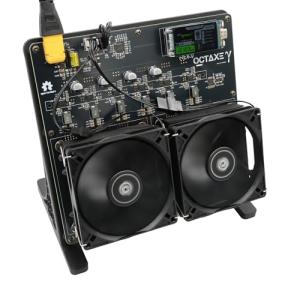 NerdOctaxe Rev3.1 Bitcoin Miner 12TH/S 200W