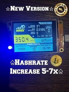 Nerdminer V2 Speed Boost Bitcoin Miner with Case