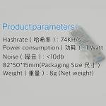 Lucky Miner USB Bitcoin Solo Mining Device 74KH/S