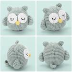 Beginner's Crochet Kit: Sleeping Owl Design