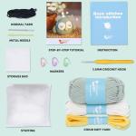 Beginner's Crochet Kit: Sleeping Owl Design