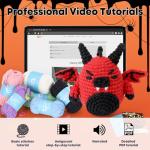 Beginner Crochet Kit with Yarn and Instructions