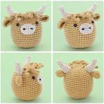 Complete Beginner Crochet Kit - Highland Cow