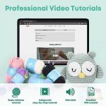 Beginner's Crochet Kit: Sleeping Owl Design