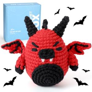Beginner Crochet Kit with Yarn and Instructions