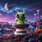 Alien Crochet Starter Kit for Beginners