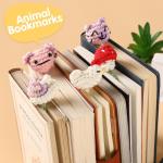 Beginner Crochet Kit for Fun Animal Bookmarks