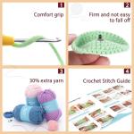 Beginner Crochet Kit for Fun Animal Bookmarks
