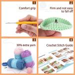 Sushi Crochet Kit for Beginners – 4 Pieces