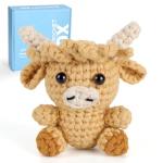 Highland Cow Crochet Kit for Beginners and Kids