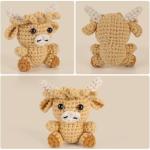 Highland Cow Crochet Kit for Beginners and Kids