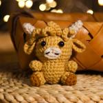 Highland Cow Crochet Kit for Beginners and Kids