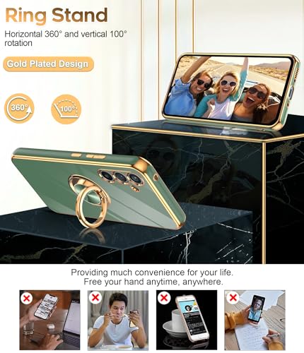 360° Rotating Ring Holder Magnetic Kickstand Phone Case