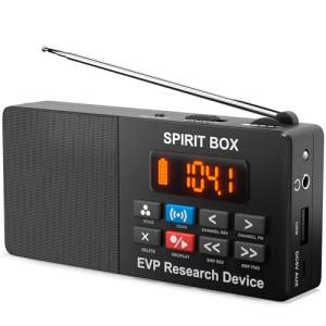 Handheld Spirit Box with Micro SD & Flashlight