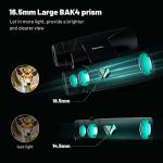 High Power 12x42 Waterproof Binoculars for Ghost Hunting