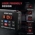 Handheld Spirit Box with Micro SD & Flashlight