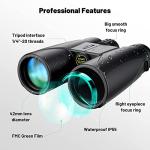 High Power 12x42 Waterproof Binoculars for Ghost Hunting