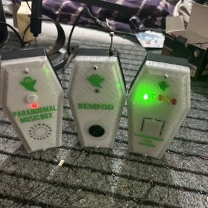 Ghost Hunting Music Box with EMF and REM Pod